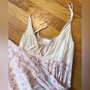 Victoria’s Secret lace and floral slip